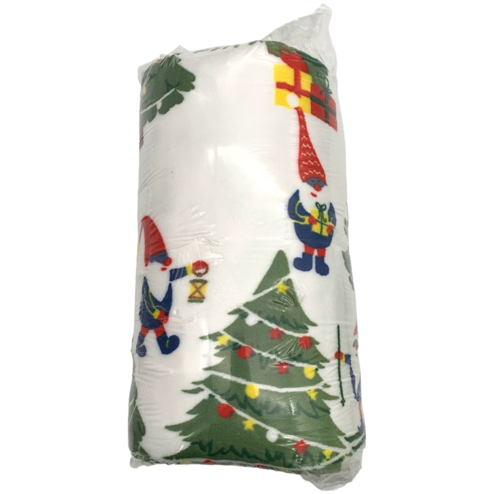 Kringle Express 60" x 80" Holiday Printed Throws elf's/Christmas Trees